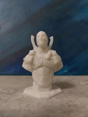 low poly Deadpool Bust