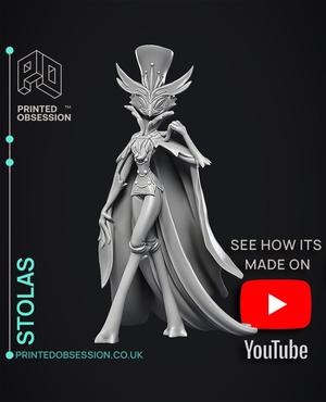 Stolas – Helluva Boss – 32mm Scale Presupported Miniature