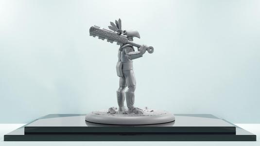 3 Pack DnD Mini – 35mm Aztec Style Melee Character (Pre-Supported)