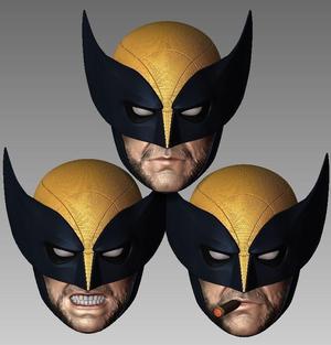 Wolverine Headsculpt – Masked Hugh Jackman