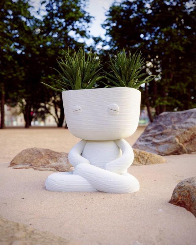 Milo Zen Planter 3D Print Stl File | Stl File For 3D Printers | 3D Home Decor – Digital Download People , Succulent Robert Plant Zen Planter