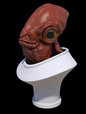 Admiral Ackbar Bust