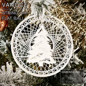 VANOCE  |  String Art Flat Ball, Christmas Tree