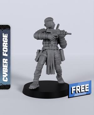 Ranged Yakuza Goon B – With Free Cyberpunk  – Sci-Fi Gift Ideas for RPG and Wargamers