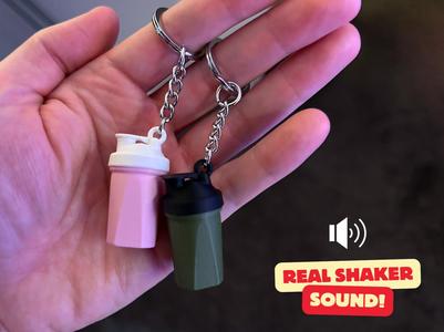 Protein Shaker - Fidget Keychain