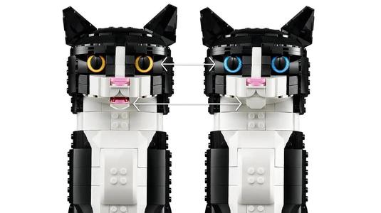 PixelBricks3D – LEGO Tuxedo Cat