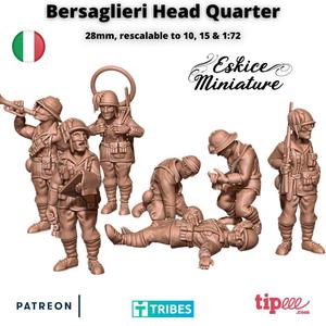 Bersaglieri HQ – 28mm