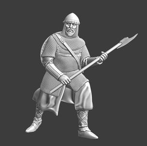 Medieval Byzantine axe warrior