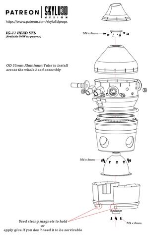 IG-11 Life Size Droid Total Assembly Figure