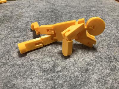 Flexible Person with Tinkercad