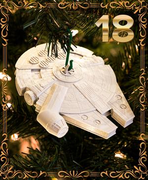 Millennium Falcon Ornament – Star Wars – Christmas Day 18