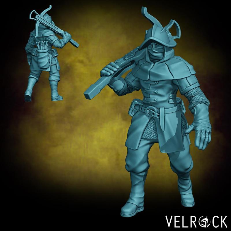 City Militia Crossbowman (Male) (PRESUPPORTED)