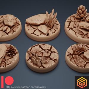 Round Bases Set – DESERT – FREE SAMPLE !