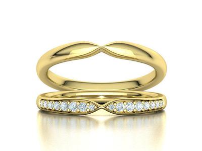 Classic Band Match ring  3d model 10300