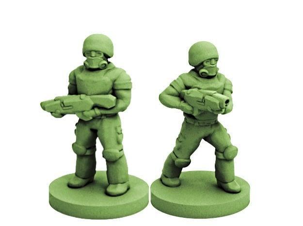 Colonial Soldiers (18mm Scale)