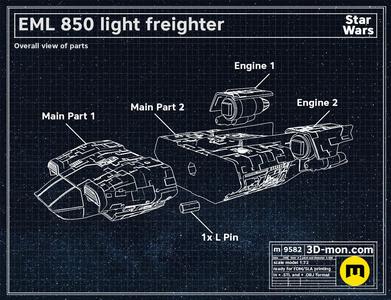 EML 850 light freighter