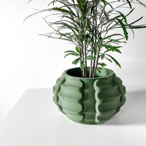 The Jute Planter Pot STL 3D Print File, Digital Download for 3D Printing, Home Decor Planter for Plants & Flowers