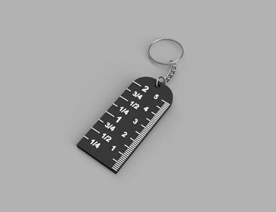 M&I Ruler Keychain