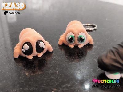 Articulated Baby Spider – Magnet / Keychain