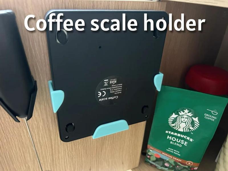 Coffee scale holder   
