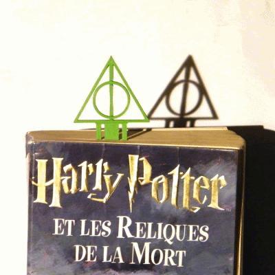 Deathly hallows bookmark