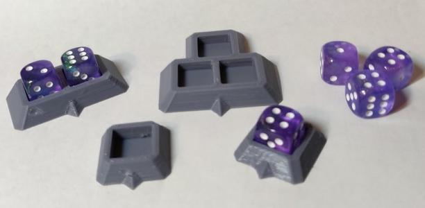 Customizable D6 Holder (Multi-dice)