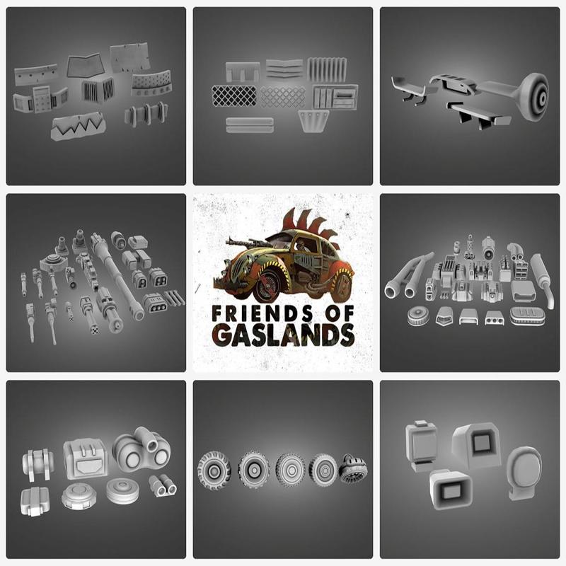 Gaslands Vehicle Modification Bundle