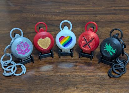 Print in place Lockets w/ optional Picture Holder