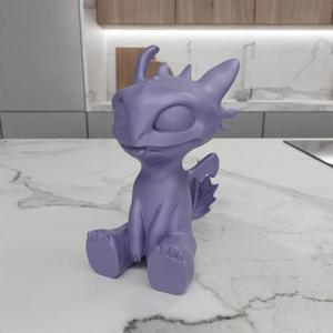 3D Toothless Dragon Figure Home and Living with 3D Stl Files & 3D Printed Dragon, Gift for Kids, 3D Printing, Dragon Decor, 3D Figure Print