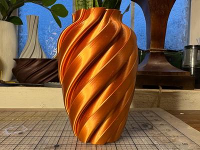 “Canopus” Contemporary Spiral Vase