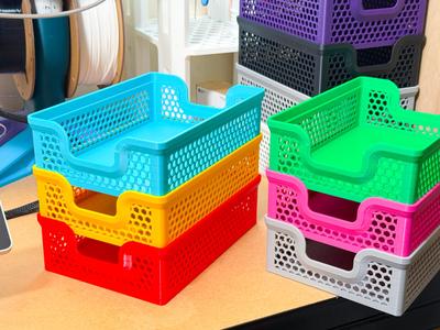 140x200mm Stacking Basket – Ultra Slim 58mm tall