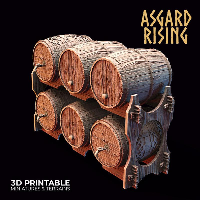Barrel Rack (ver. B) /Pre-supported/