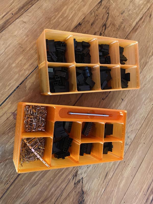 Gridfinity Holder for a Molex Micro Fit 3.0 Set incl. Extraction Tool