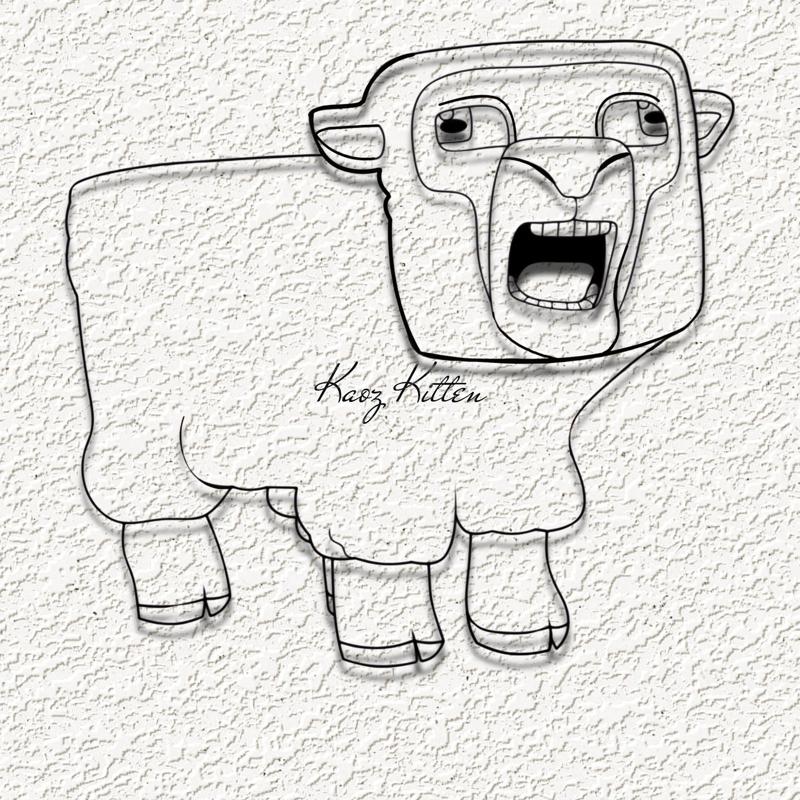minecraft movie sheep a wall art home decor