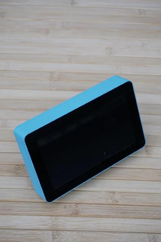 Raspberry Pi Touch Display 2 Housing Plain – Horizontal – Cutout – RPi5 by Nerdiy.de