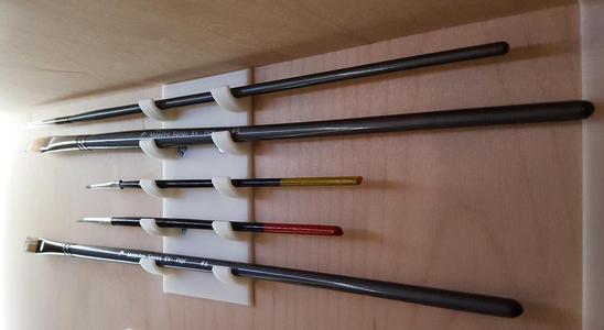 Paint Brush Hanger / Holder - Wall Mount - Five Brushes