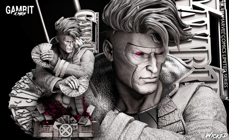 Wicked Marvel Gambit Bust 3D print model