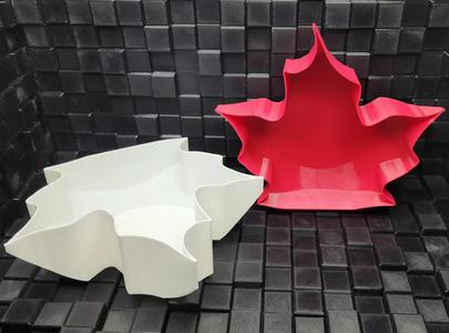 Natural Maple Leaf Bowl – Vase Mode