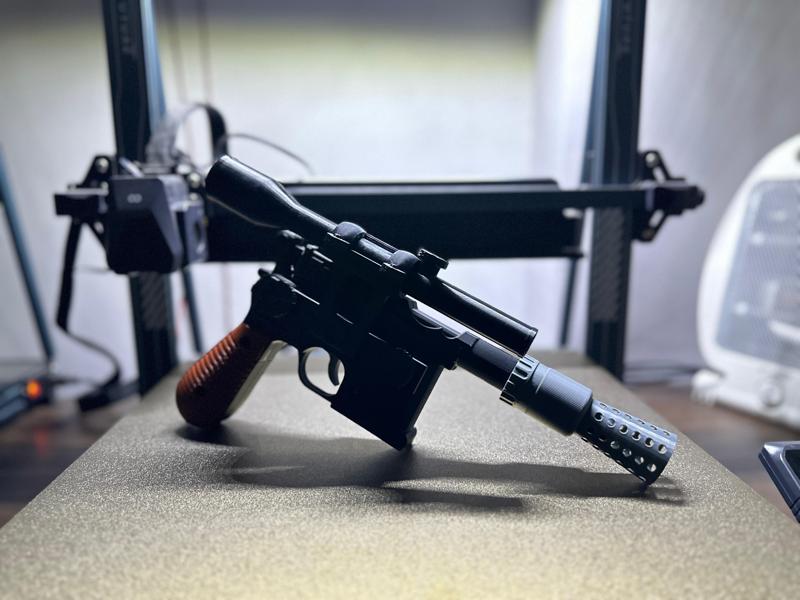 Han Solo’s Blaster (3D Printable Toy)