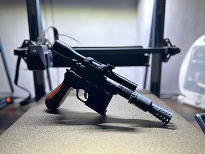 Han Solo’s Blaster (3D Printable Toy)