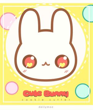 Cute Bunny cookie cutter