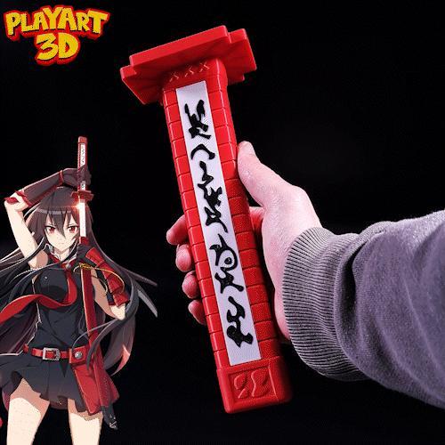 COLLAPSING KATANA – AKAME – AKAME GA KILL! – EASY TO PRINT – NO SUPPORTS