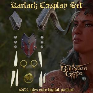 Karlach Cosplay Set Baldurs Gate 3