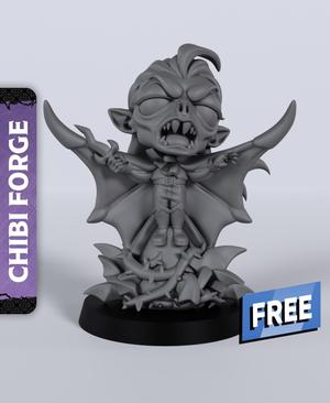 Chibi Vampire Count - With Free Dragon - 5e DnD Inspired for RPG and Wargamers