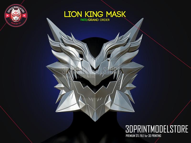 Lion King Fate Grand Order Cosplay Mask – Lancer King of Knights