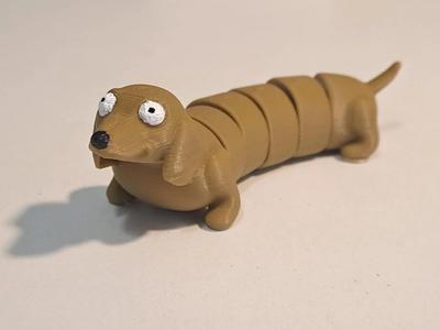 Cute Dachshund Articulated — Extended Version