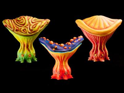 Tabletop plant: “Mushroom Set B2” (Alien Vegetation 55)