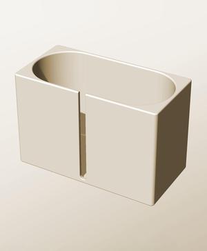CX96-140-SB Stackable slotted bin box module for creative decor
