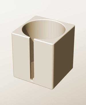 CS96-115-S Modular slotted component container modern decor