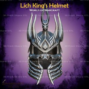 Lich King Helmet Cosplay World Of Warcraft – STL File